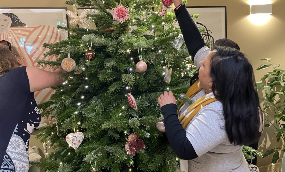 Future dreams tree decorated by our secondary breast cancer community