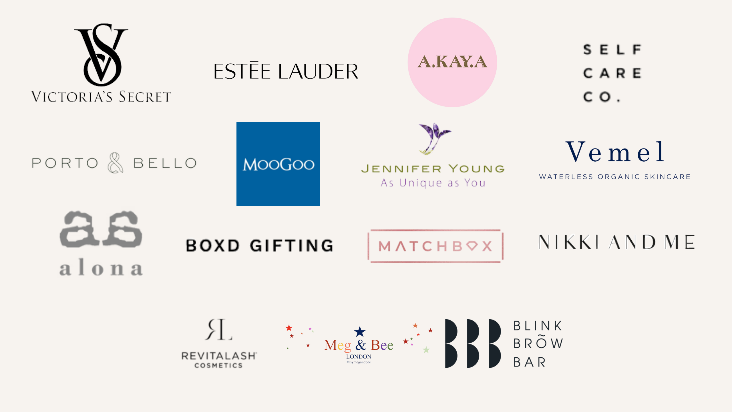 Brands attending the Pink Christmas shopping event include Victoria secret, estee lauder,porto and bello, self care co and more.