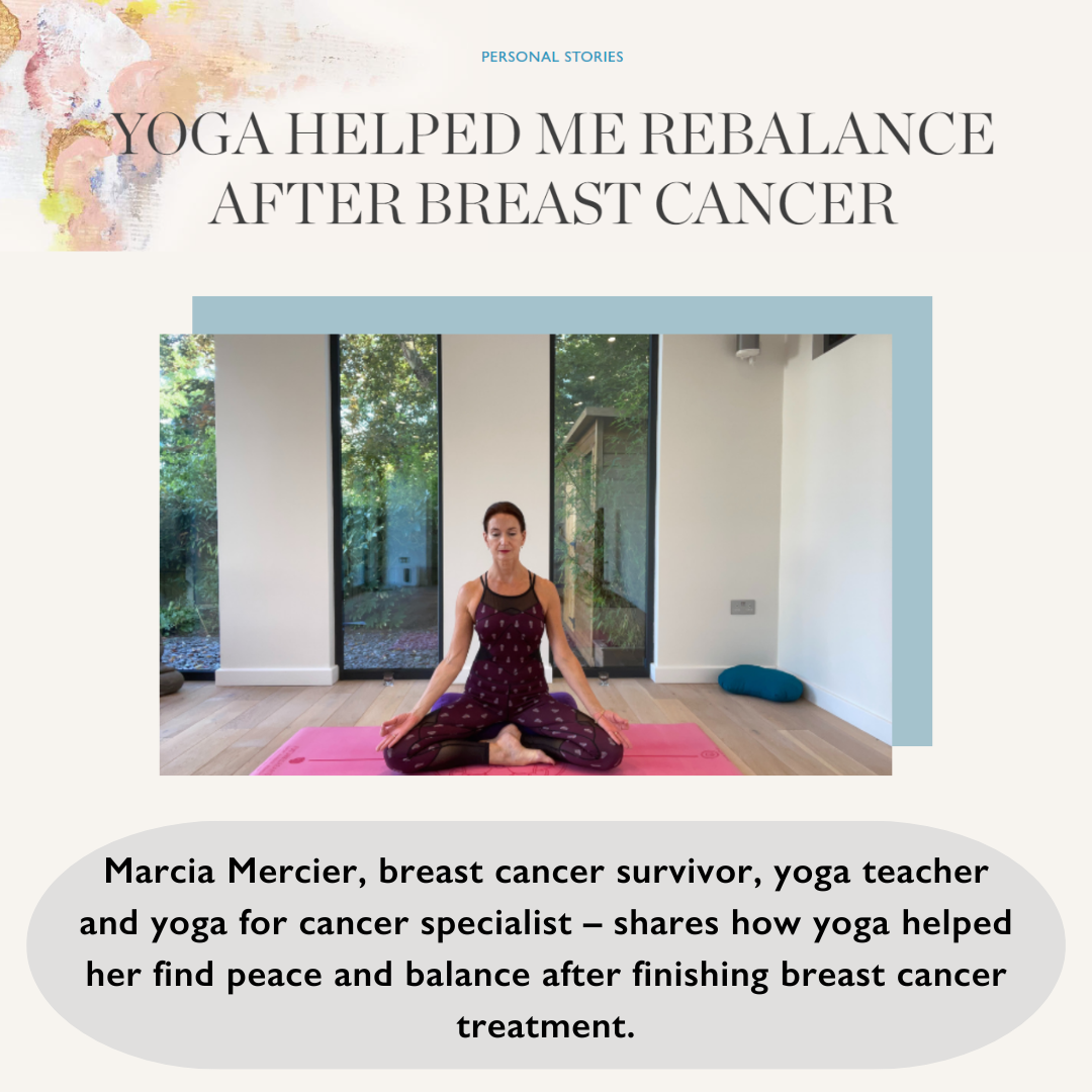 Information hub - yoga helped me rebalance after breast cancer