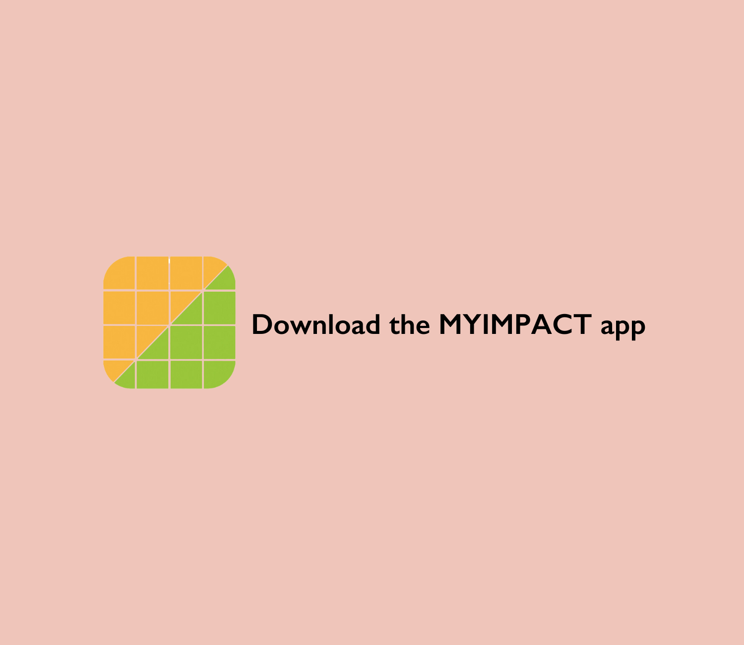 my impact app download icon for volunteers