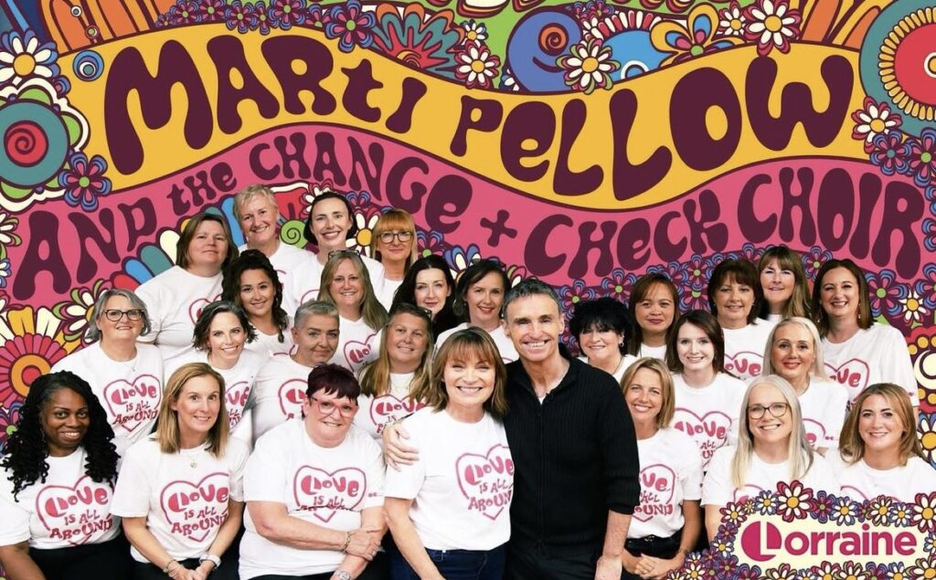 Marti Pellow & Lorraine's change and check choir